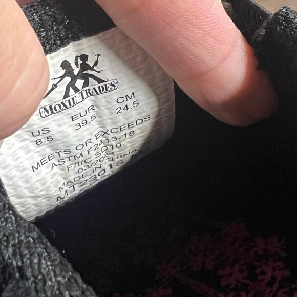 Moxie Trades Mary Work Shoes 8.5 Womens Safety Composite Toe Leather Slip On New - Picture 10 of 10